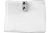 Clear Vinyl Horizontal Badge Holder With 2-hole Clip 1810-1300