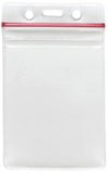 Clear Vinyl Resealable Vertical Badge Holder 1815-1110