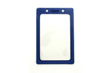 Blue Vertical Vinyl Color-Frame Badge Holder 1820-3002