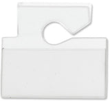 Clear Rigid Vinyl Horizontal Hang Tag Holder 1840-3650