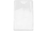 Clear Vinyl Vertical Proximity Badge Holder With Anti-Print Transfer Material 1840-5070