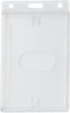 Clear Rigid Plastic Side-Load Vertical Card Holder 153186