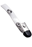 Clear Vinyl Strap Clip w/ NPS Clip & Black Rubberized Tip