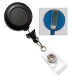 No-twist Black Round Badge Reel 2120-3050