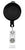 Black Badge Reel with Swivel Spring Clip 2120-7601