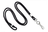 Black 1/8" Lanyard with Swivel-Hook 2137-2001