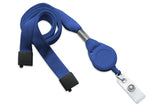 Royal Blue 5/8" Lanyard Badge Reel Combo 2138-7004