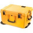 Yellow Heavy-Duty transport case for Fargo HDP5000 Simplex card printer