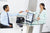 FARGO® DTC4250e Duplex ID Card Printer/Encoder system printing ID cards