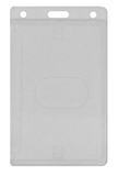 Clear Rigid Plastic Badge Holder, Vertical 153179