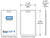 HID 1326 ProxCard II® Clamshell Access Card specs and dimensions