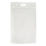 506-24FS Clear Vinyl Vertical Badge Holder with Fold-Over Flap, 2.3" x 3.48" PN: 506-24FS