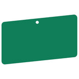 101-003-344 CR80 24mil Green PVC Cards with Hole