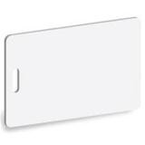 White PVC Card w/ Short Side Slot