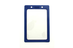 Blue Vertical Vinyl Color-Frame Badge Holder 1820-3002