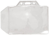 Clear Vinyl Horizontal Badge Holder with Tuck-in Flap 1840-1000