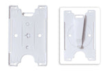 White Semi-Rigid Convertible Card Holder 1840-3018
