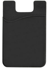 Black Silicon Cell Phone Wallet 1860-5001