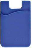 Blue Silicon Cell Phone Wallet 1860-5003