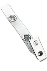 Clear Vinyl Strap Clip with 2-hole NPS Clip 2105-2000
