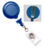 No-twist Navy Blue Round Badge Reel 2120-3051