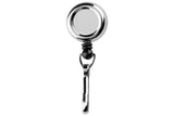 Chrome Badge Reel with Spring Clip 2120-3400