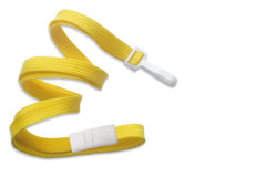 Yellow 3/8" Lanyard with Narrow Plastic Hook 2137-4130