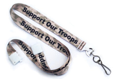 Camouflage "Support Our Troops" Lanyard 2138-5250
