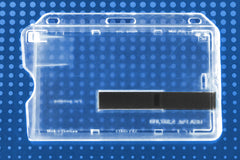 Rigid Plastic Horizontal Smart Card Holder w/Slide Ejector 736-T1