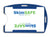 SkimSAFE™ RFID Dual Blue Shielded Badge Holder Horizontal