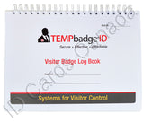 TEMPbadge® Visitor Badge Log Book 05741 Closed