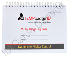 TEMPbadge® Visitor Badge Log Book 05721 Closed